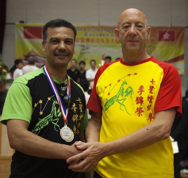 Sifu Wayne and Sifu derek at the 2012 Hong Komng competition