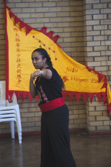Hulda Petersen at the first traditional MA workshop
