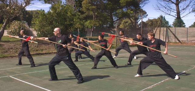 Sifu Derek teaching Spear in Cape Town 2012