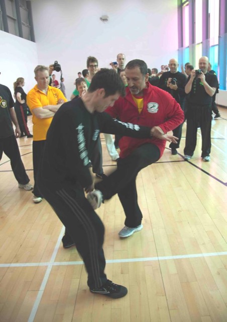 Sifu Ortiz demonstrating applications 2013