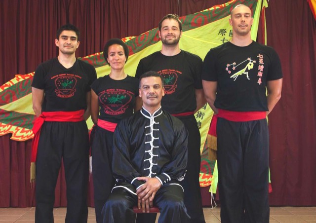 Students with Sifu Wayne